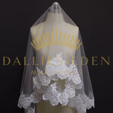 Dallies-Eden-Mariages  Voile de Mariée Voile de Mariage Double